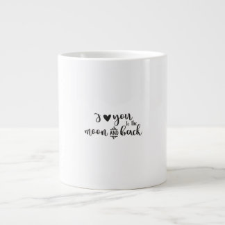 Ich liebe dich bis zum Mond und zurück Zeitlos rom Jumbo-Tasse