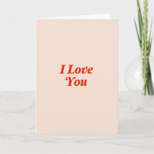 Ich liebe Dich Blush Pink Karte