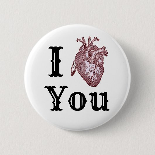 Ich liebe Dich Button (Vorderseite)