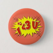 Ich Liebe dich Button (Vorderseite)
