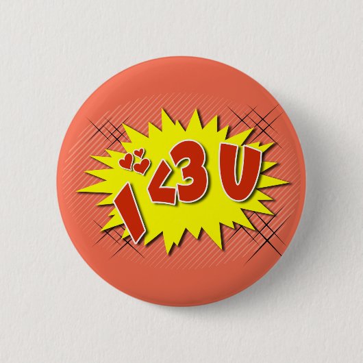 Ich Liebe dich Button (Vorderseite)