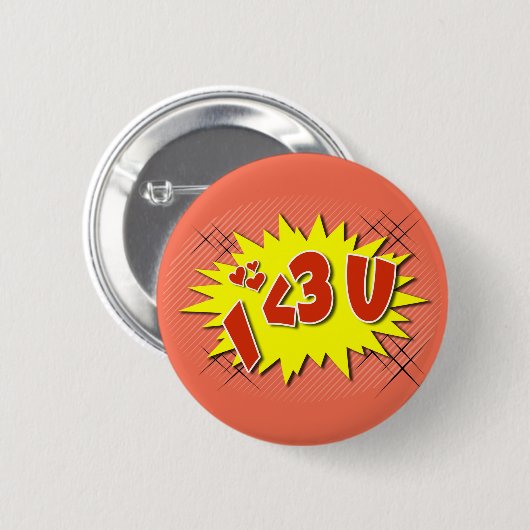 Ich Liebe dich Button (Vorne & Hinten)