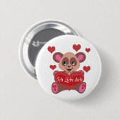 Ich Liebe Dich Button (Vorne & Hinten)