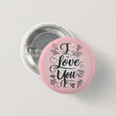 Ich liebe dich  button (Vorne & Hinten)