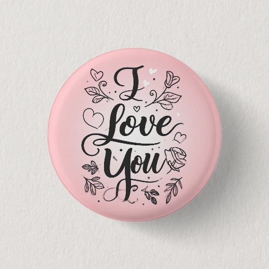 Ich liebe dich  button (Vorderseite)