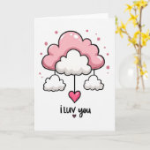 Ich liebe dich Cloud Mobile Karte (Gelbe Blume)