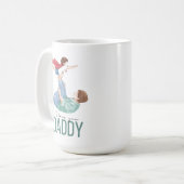 Ich liebe dich Daddy Superheld Vater und Kind Kaff Kaffeetasse (Vorderseite Links)