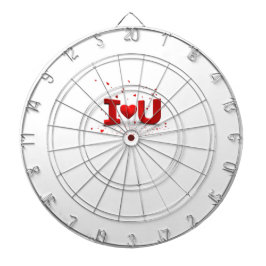 Ich Liebe dich Dartscheibe