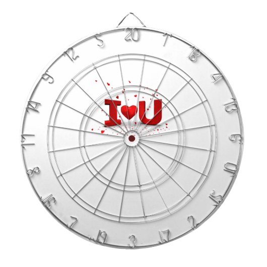 Ich Liebe dich Dartscheibe (vorne)