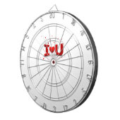 Ich Liebe dich Dartscheibe (Vorderseite rechts)