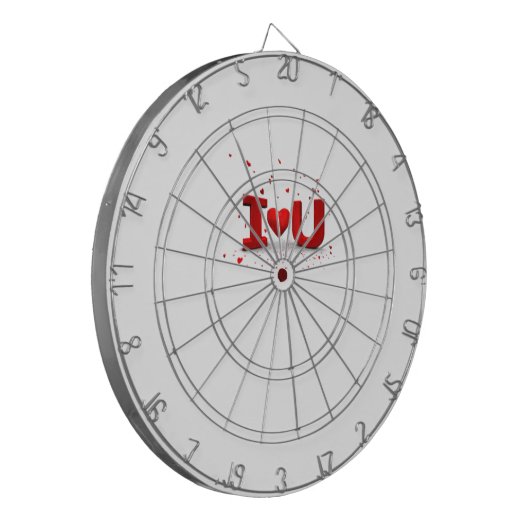 Ich Liebe dich Dartscheibe (Vorderseite Links)