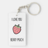 Ich Liebe dich, du machst mich glücklich Schlüsselanhänger (Rückseite)