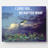 Ich Liebe dich, egal auf welcher Plakette Fotoplatte (Vorderseite)