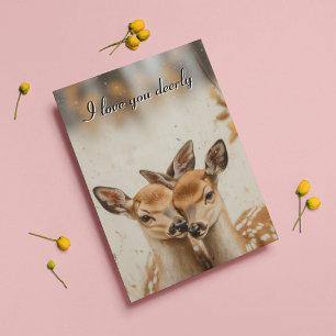 Ich Liebe dich ehrlich Feiertagskarte