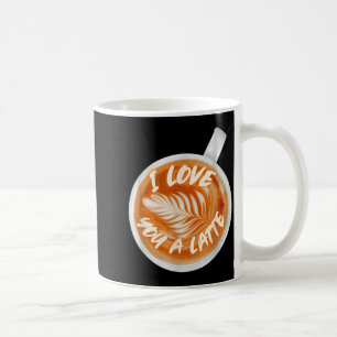 Ich liebe dich ein Latte Valentinstag Kaffee Koffe Kaffeetasse