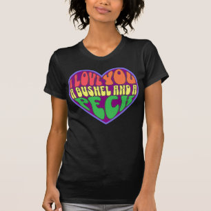 Ich liebe dich ein Scheffel und ein Maulwurf Retro T-Shirt