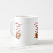 Ich liebe dich ein Scheffel und ein Peck Kaffeetasse (Vorderseite Links)
