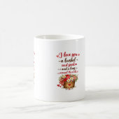 Ich liebe dich ein Scheffel und ein Peck Kaffeetasse (Mittel)