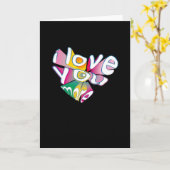Ich liebe dich, eleganter Stil Karte (Gelbe Blume)