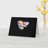 Ich liebe dich, eleganter Stil Karte (Gelbe Blume)