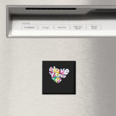 Ich liebe dich, eleganter Stil  Magnet (In Situ (Geschirrspüler))