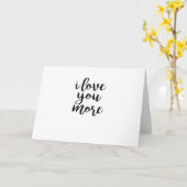 Ich liebe dich, eleganteres Liebesdesign Karte (Gelbe Blume)