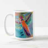 ICH LIEBE DICH Engel mit Originalkunst Kaffeetasse (Links)