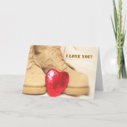Ich Liebe dich! Feiertagskarte (Vorderseite)