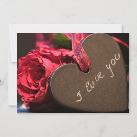 Ich liebe dich feiertagskarte (Vorderseite)