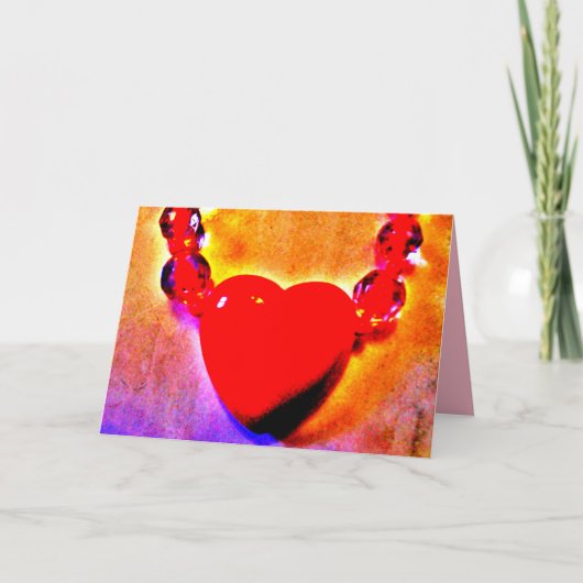Ich Liebe dich! Feiertagskarte (Vorderseite)