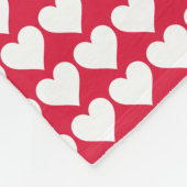 "Ich liebe Dich!" Fleecedecke (Ecke)