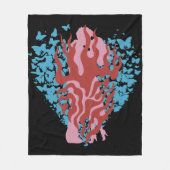 ICH LIEBE DICH FLEECEDECKE (Vorderseite)