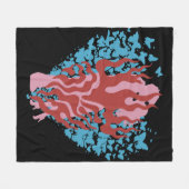 ICH LIEBE DICH FLEECEDECKE (Vorderseite (Horizontal))