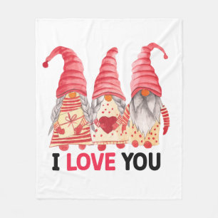 Ich liebe dich fleecedecke