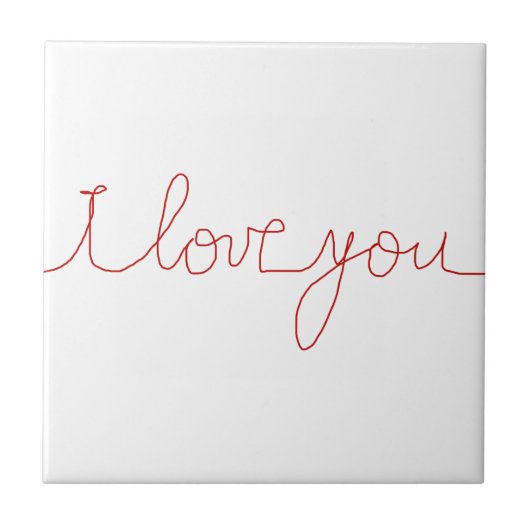 Ich Liebe dich Fliese (Vorderseite)