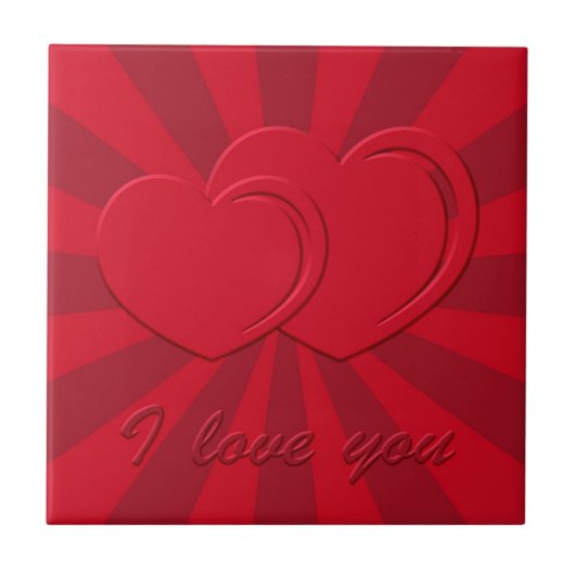Ich Liebe dich Fliese (Vorderseite)