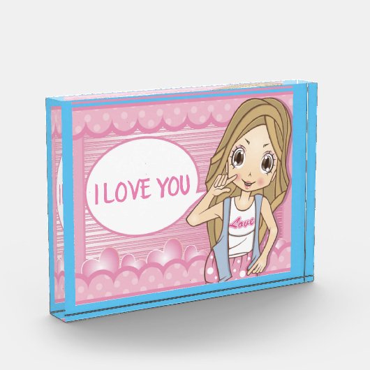 ICH LIEBE DICH FOTOBLOCK (Links)