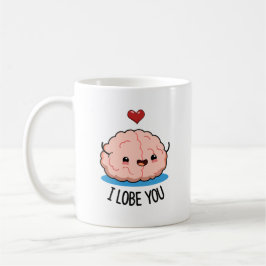 Ich liebe dich Funny Brain Pub Kaffeetasse