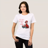 Ich Liebe dich für deinen roten Cadillac Tri-Blend Shirt (Vorderseite voll)