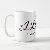 Ich liebe dich für immer und ewig kaffeetasse (Links)