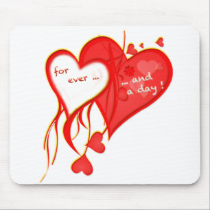 ICH LIEBE DICH FÜR JEDEN UND EINEN TAG HERZ MOUSEPAD