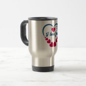 Ich liebe dich Geschenk Reisebecher (Vorderseite Links)