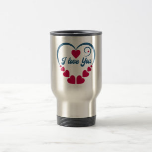 Ich liebe dich Geschenk Reisebecher