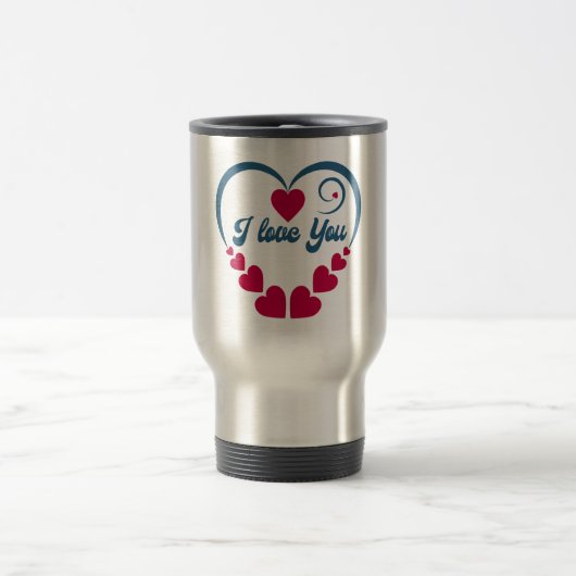 Ich liebe dich Geschenk Reisebecher (Mittel)