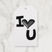 Ich Liebe dich Geschenkanhänger (Rückseite)