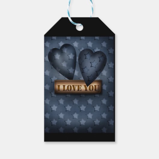 Ich Liebe dich Geschenkanhänger (Vorderseite)