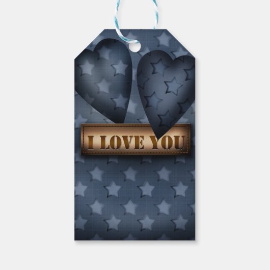 Ich Liebe dich Geschenkanhänger (Rückseite)