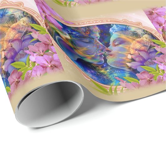 Ich Liebe dich Geschenkpapier (Rolleneckpunkt)