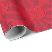 Ich Liebe dich Geschenkpapier (Rolleneckpunkt)