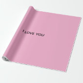 ICH LIEBE DICH GESCHENKPAPIER (Ungerollt)